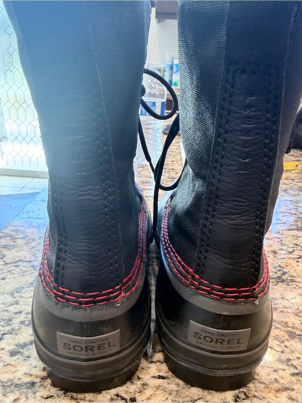 Sorel 1964 Premium T CVS boots in black and sail red size: 9 - Picture 6 of 9